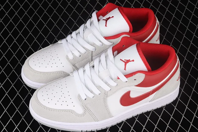 All categories Air Jordan Jordan series basketball shoes Air Jordan 1 Low Air Jordan 1 Low AJ1 Joe 1 low top beige red hook Retro cultural leisure sports basketball shoes DC6991-016